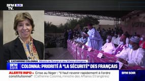 Catherine Colonna sur la situation au Niger: "Que la Russie essaye d'en profiter, c'est possible"