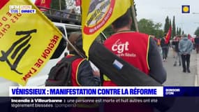 Vénissieux : Manifestation contre la réforme