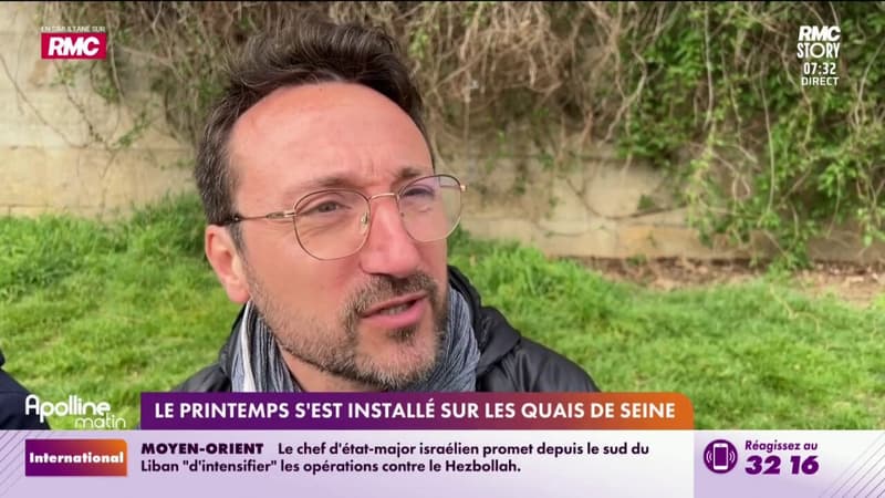 Le printemps s'est installé sur les quais de Seine