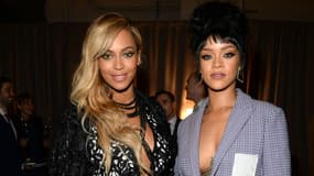 Beyoncé et Rihanna à New York en mars 2015.