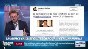 #Magnien: Porte-parole de LR, Laurence Saillet démissionne et rejoint Cyril Hanouna