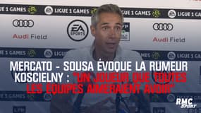 Mercato - Sousa évoque la rumeur Koscielny : "Un joueur que toutes les équipes aimeraient avoir"
