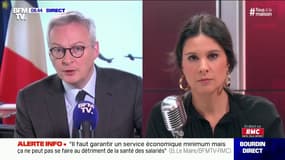 Bruno le Maire"Je suis ouvert à tous ce qui permet de récompenser les salariés pour leur courage"