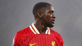 Ibrahima Konaté lors de Liverpool-Manchester United, le 05/01/2025
