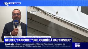Canicule: "C'est une journée à haut risque qui nécessite la mobilisation de tout le monde", assure Yannick Neuder, ministre chargé de la Santé