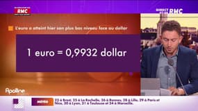 L'euro a atteint son plus bas niveau face au dollar depuis sa mise en circulation en 2002