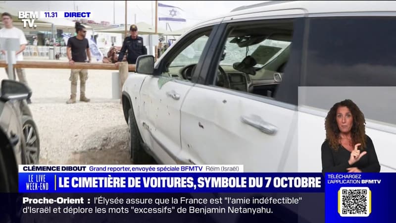 Au coeur du cimetière de voitures du 7 octobre