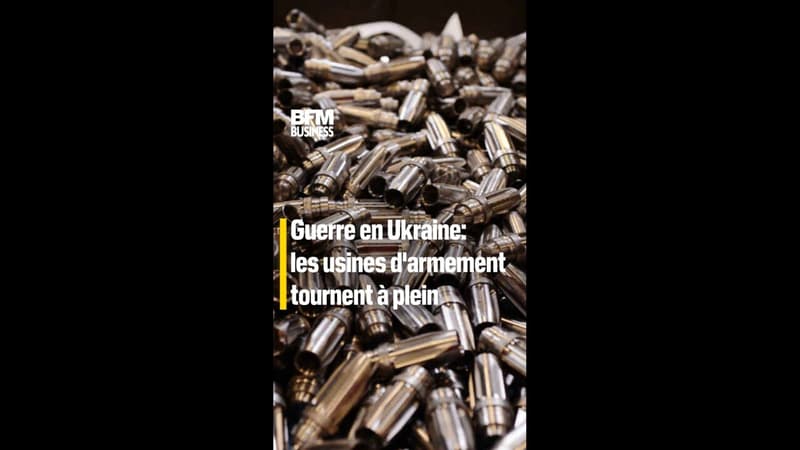 Guerre en Ukraine: les usines d'armement tournent à plein