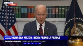 Ouragan Milton : Joe Biden prend la parole - 09/10