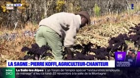 La Sagne: Pierre Koffi, un agriculteur également chanteur
