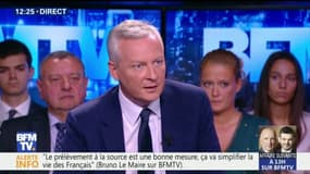 "Nicolas Hulot m'a fait évoluer" déclare Bruno Le Maire