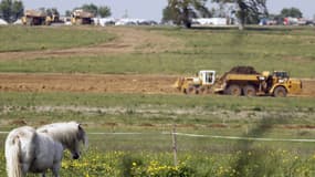 Le site d'enfouissement GDE devrait s'implanter près du "Haras du Pin", à Nonant-le-Pin, ici photographié en mai 2012.
