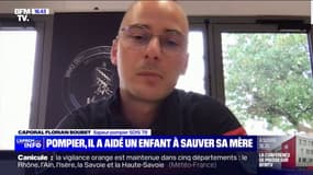 "Il a vraiment sauvé sa maman": le pompier qui a reçu l'appel d'un enfant de 7 ans dont la mère était inconsciente témoigne sur BFMTV