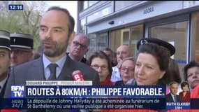 Routes à 80km/h: Edouard Philippe favorable "à titre personnel"