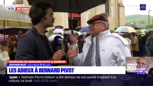 Obsèques de Bernard Pivot: le dernier hommage de Périco Légasse