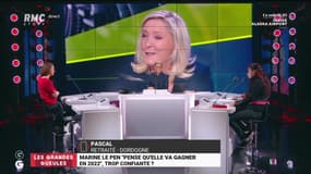 Marine Le Pen pense qu'elle va gagner en 2022, vous y croyez ? - 12/03