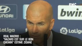 Real Madrid : « Hazard est sur le bon chemin » estime Zidane
