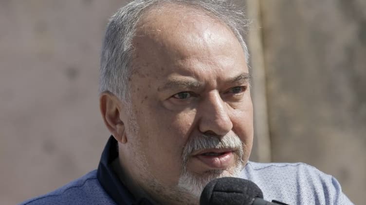 Le ministre israélien de la Défense démissionnaire, Avigdor Lieberman.