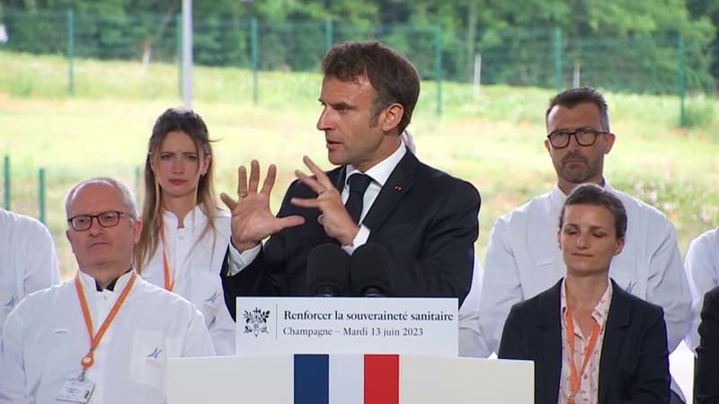 Emmanuel Macron évoque une cinquantaine de médicaments dont la production doit être 