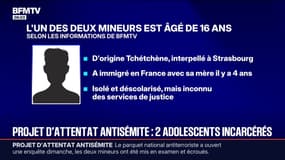 Deux adolescents mis en examen pour un projet d'attentat "visant des cibles israélites" 