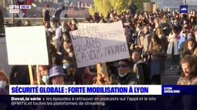 Lyon: forte affluence pour la manifestation contre la loi "sécurité globale"