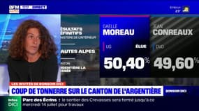Départementales: pour Gaëlle Moreau, élue sur le canton de L'Argentière-la-Bessée, "personne ne s'attendait à ce résultat" 