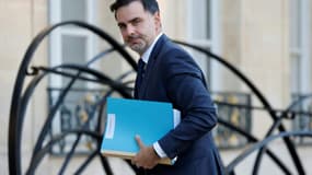 Le ministre des Comptes publics Laurent Saint-Martin, le 10 octobre 2024, à Paris