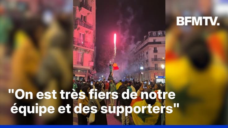 CAN: les supporters du Sénégal ont célébré la victoire de leur équipe dans les rues de Paris