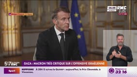 Gaza : Emmanuel Macron très critique sur l'offensive israélienne 