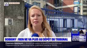 Bobigny: le sénateur du département a visité le dépôt du tribunal