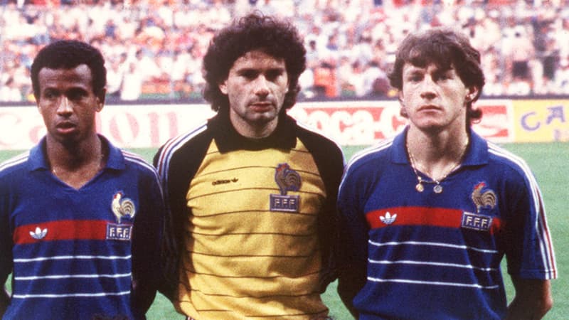 Luis Fernandez avec Jean Tigana et Joël Bats
