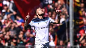 Ciro Immobile lors de Genoa-Lazio le 10 avril 2022