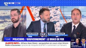 Policiers, une fronde incontrôlable ? Le duel entre David Guiraud (LFI) et Eduardo Rihan-Cypel (Territoires de Progrès)