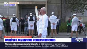 JO 2024: les relais s'enchaînent dans les rues de Cherbourg-en-Cotentin