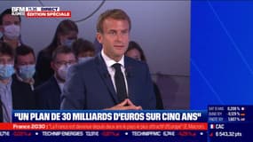 Emmanuel Macron: "Bâtir aujourd'hui l'imaginaire mondial de demain, c'est une compétition [...] Tous les grands pays qui veulent être compétitifs dans les industries culturelles et créatives sont en train de construire des grands studios"