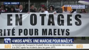 Préparation de la marche blanche à Pont-de-Beauvoisin, quatre mois après la disparition de Maëlys