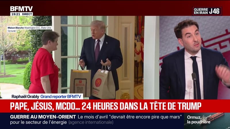 Pape, Jésus, McDonald's ... 24 heures dans la tête de Donald Trump