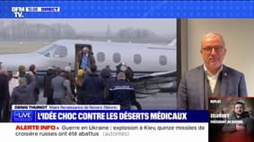 Empreinte carbone du pont aérien médical de Nevers: "Moi, la priorité c'est la santé", défend Denis Thuriot, le maire de la ville