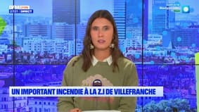 Un important incendie s'est déclaré ce vendredi matin dans 2 commerces de Villefranche