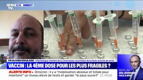 Pr Olivier Epaulard, infectiologue : "on a personne avec 3 doses" à l'hôpital 