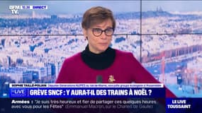 Le préavis de grève à la SNCF "peut impacter les Français qui souhaitent se déplacer pour Noël", concède Sophie Taillé-Polian