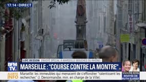 Marseille: les pompiers ont fait tomber le mur d'un immeuble mitoyen pour poursuivre la recherche de victimes potentielles