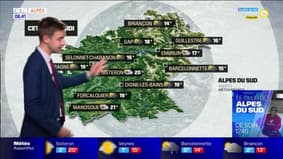 Météo Alpes du Sud : averses accompagnées localement d'orages ce lundi, 18°C à Gap et 21°C à Manosque