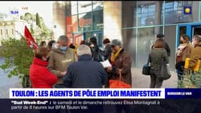 Toulon: manifestation des agents de pôle emploi ce mardi
