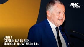 Ligue 1 : "Ceferin n'a en rien désavoué Aulas", la mise en point de l'OL