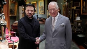 Volodomyr Zelensky et le roi Charles III au château de Windsor, le 23 juin 2025