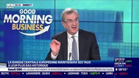 "Nous sommes très vigilants sur le niveau du change" annonce François Villeroy de Galhau, gouverneur de la Banque de France