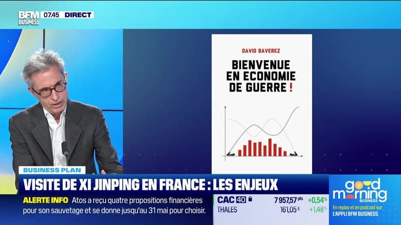 David Baverez (Economiste) : Visite de Xi Jinping en France, les enjeux - 06/05