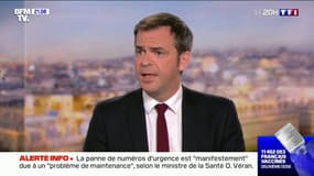 Panne de numéros d’urgence: Olivier Véran annonce une baisse de "30% des appels par rapport à l’attendu"