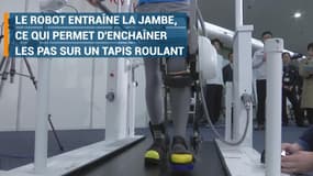 Cette jambe robotisée permet à des personnes paralysées de remarcher